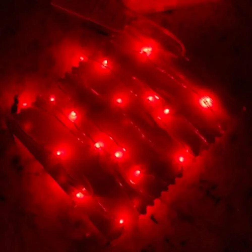 Pier 1 Red Glimmer Strings Flexible LED Lights SET OF 2 BOXES NWT